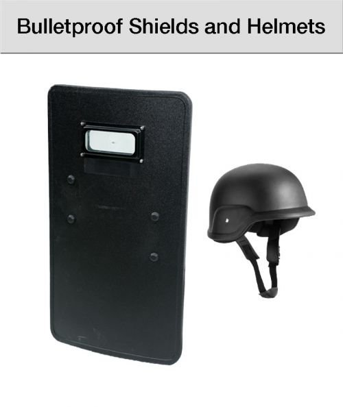Bulletproof Shields & Helmets