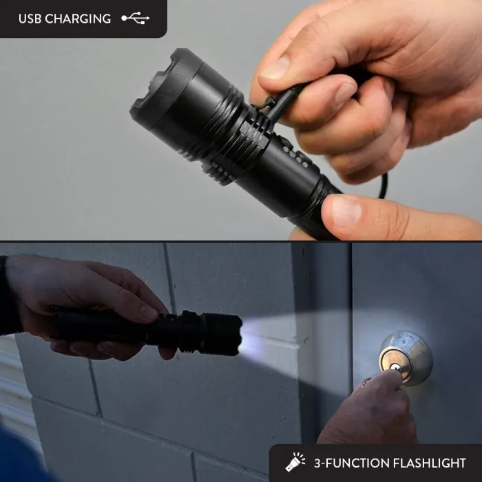 Lightsafer Concealed Stun Gun with Tactical Flashlight - Image 9